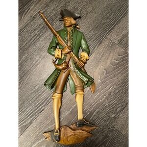 Vintage Sexton Minute Man Cast Metal Wall Hanging - 21"